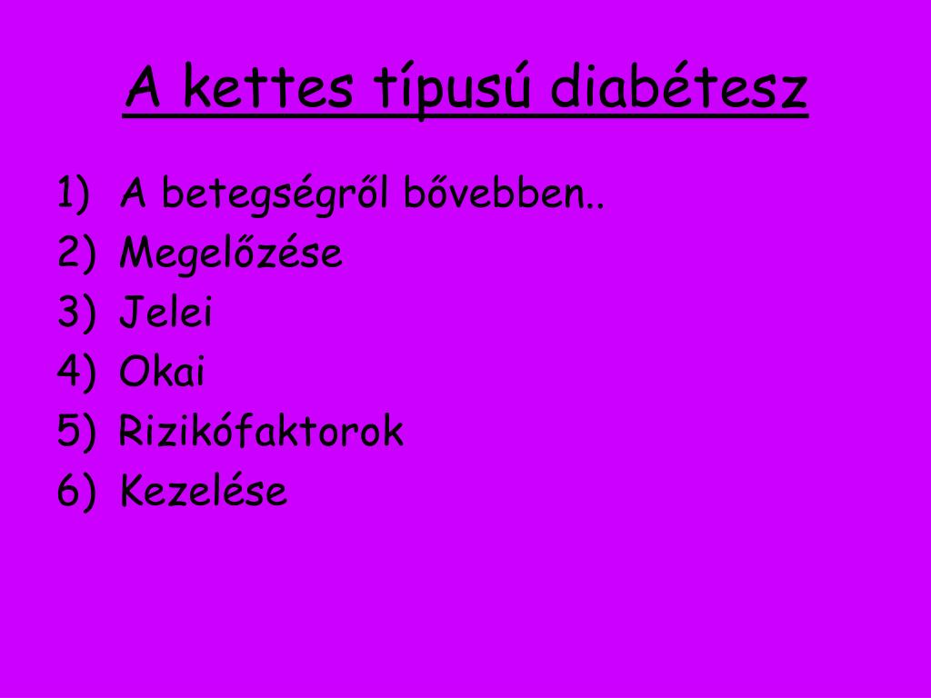 ppt. a cukorbetegség kezelése)