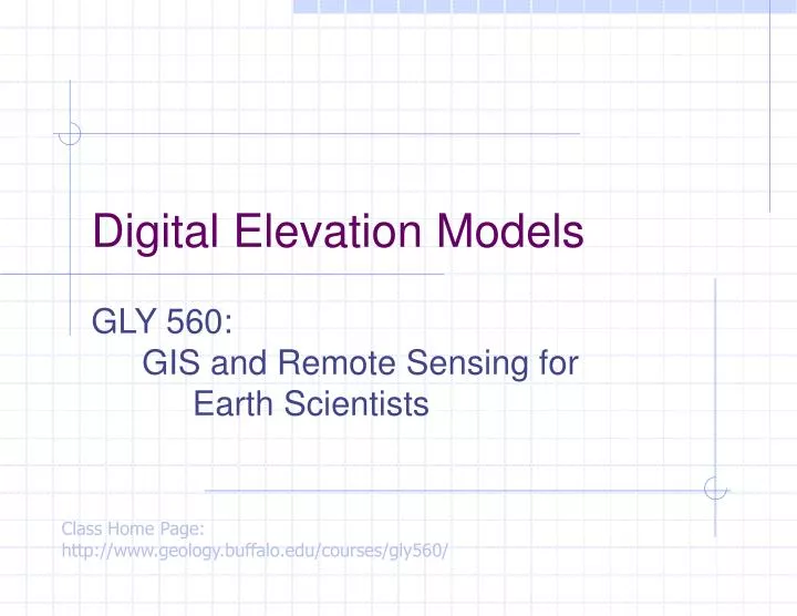digital elevation models n.