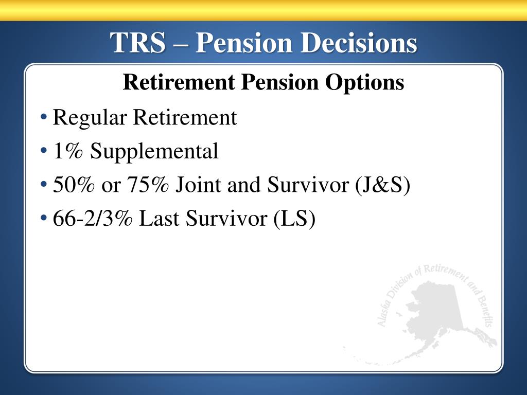 PPT PERS and TRS The Retirement Process PowerPoint Presentation, free