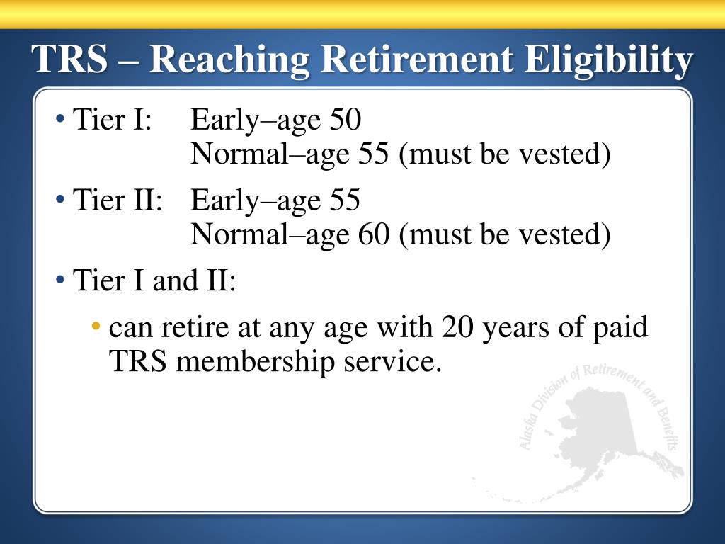 PPT PERS and TRS The Retirement Process PowerPoint Presentation, free
