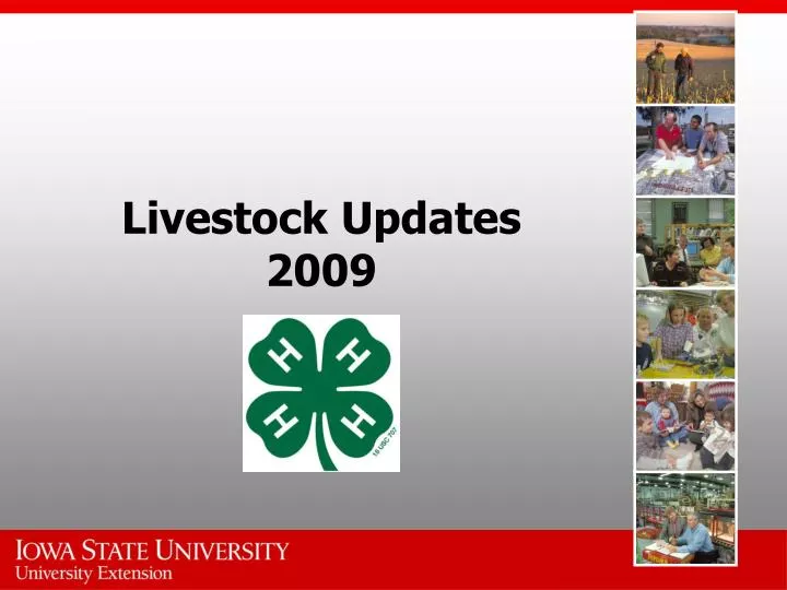 livestock updates 2009 n.