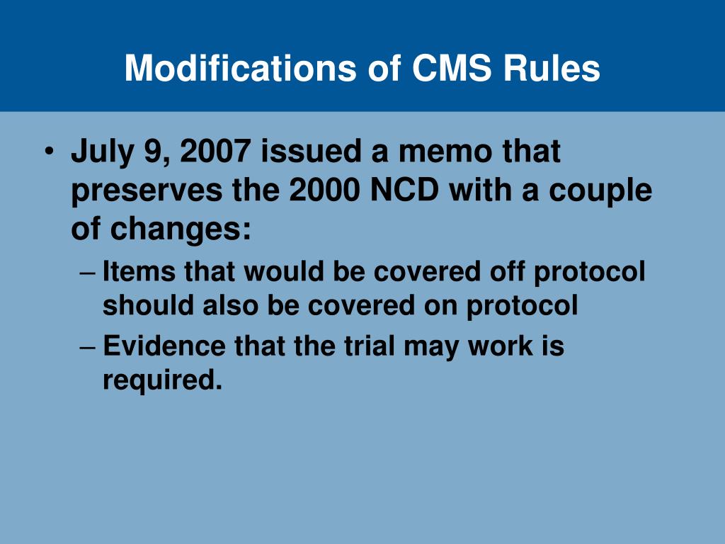 PPT Medicare Modifiers The Impact on Clinical Research PowerPoint