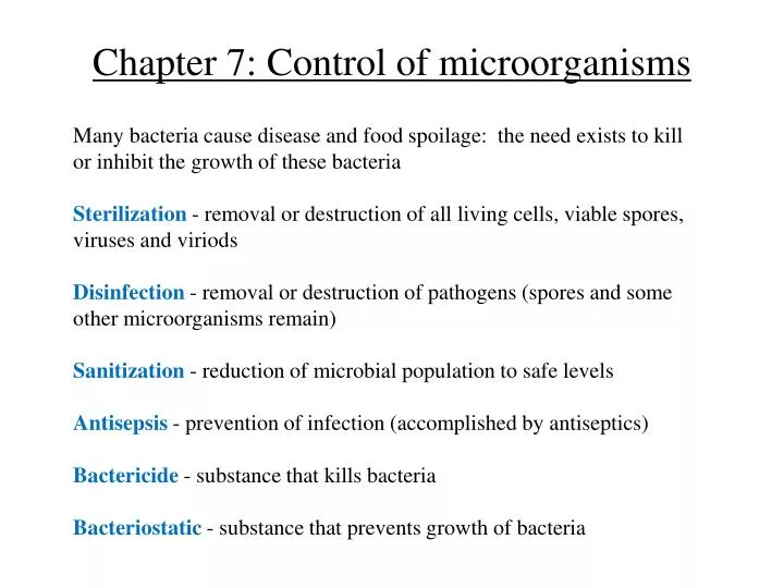 chapter 7 control of microorganisms n.