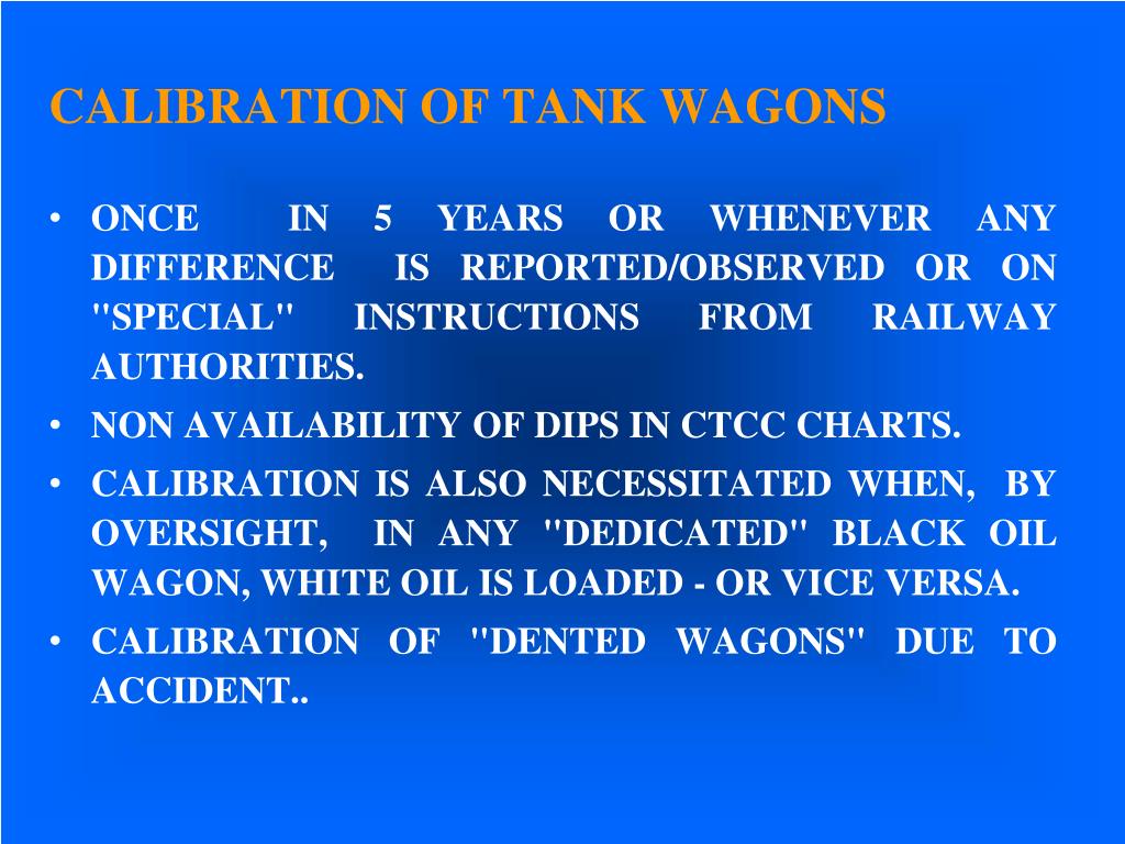 Oil Tank Calibration Chart