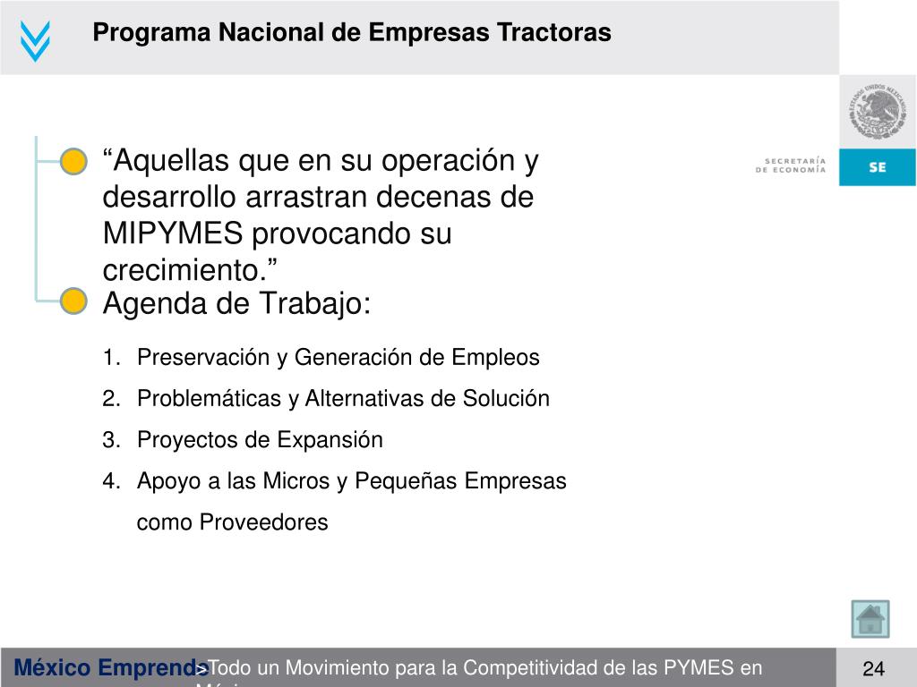 Ejemplos De Empresas Tractoras En Mexico