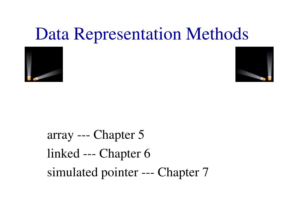 representation methods data
