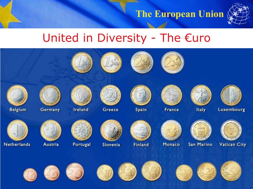 Eu 50. United in diversity. Euro a lot.