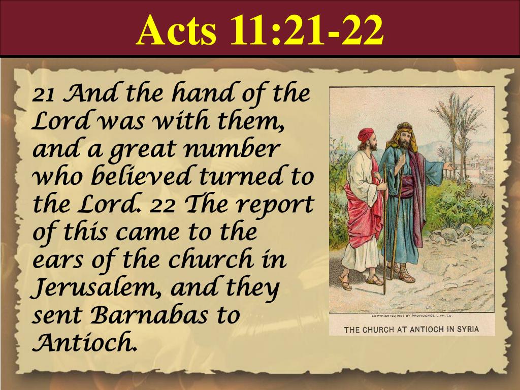 PPT - Book of Acts Chapter 11 PowerPoint Presentation, free download -  ID:1103136