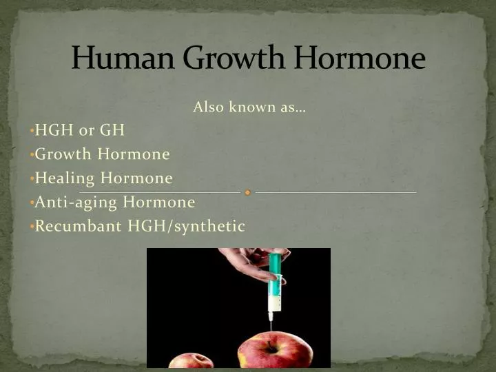 human growth hormone n.