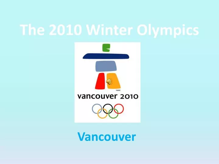 the 2010 winter olympics n.