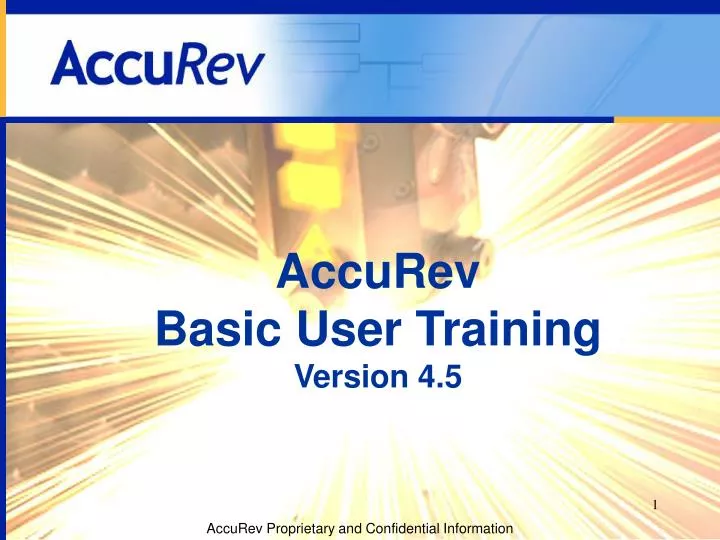 accurev basic user training version 4 5 n.