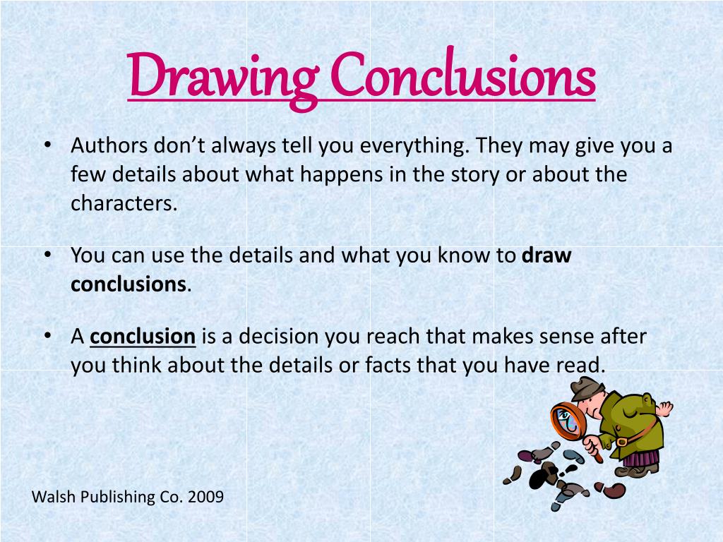 importance of drawing conclusions in research