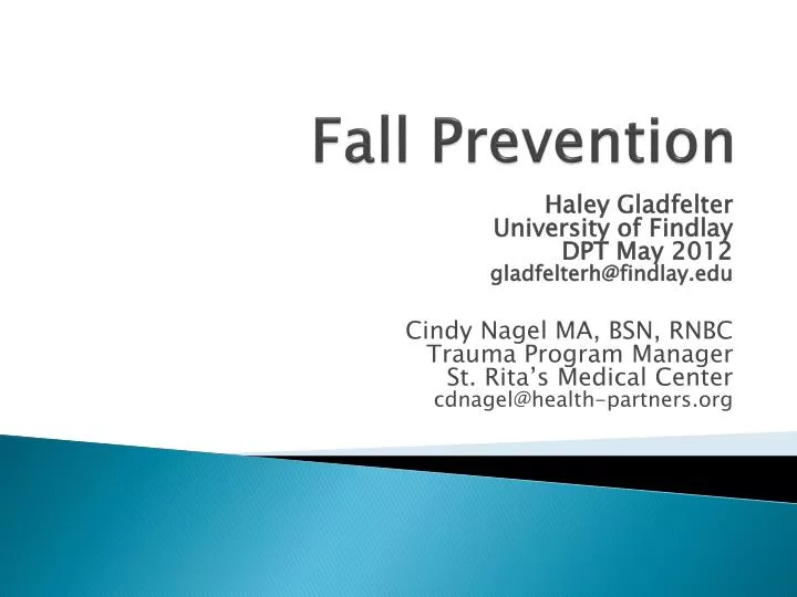 fall prevention n.
