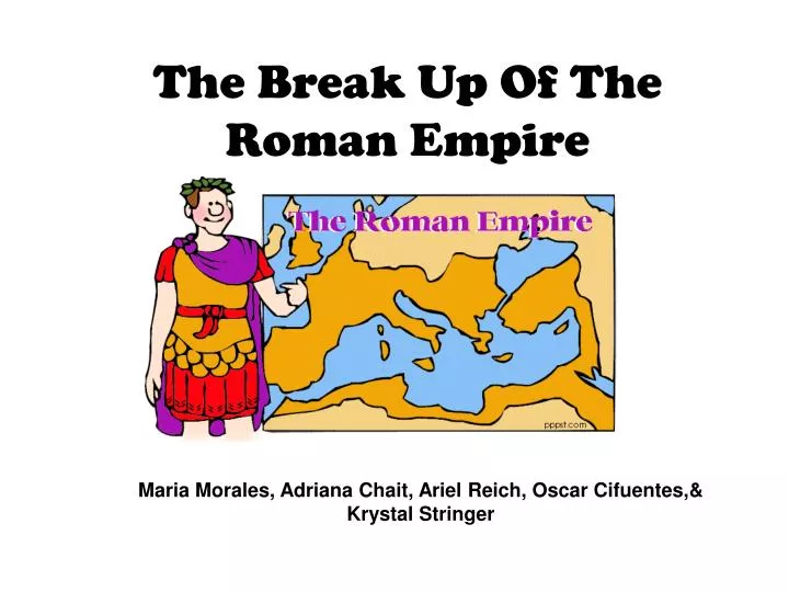 the break up of the roman empire n.