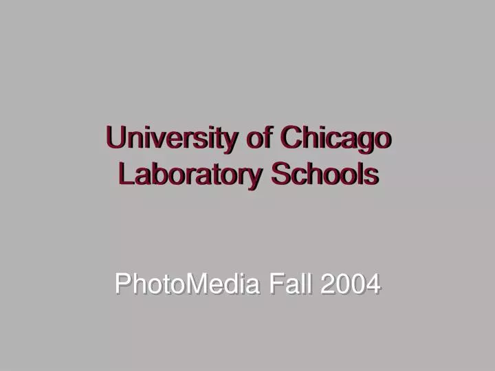 university of chicago laboratory schools n.