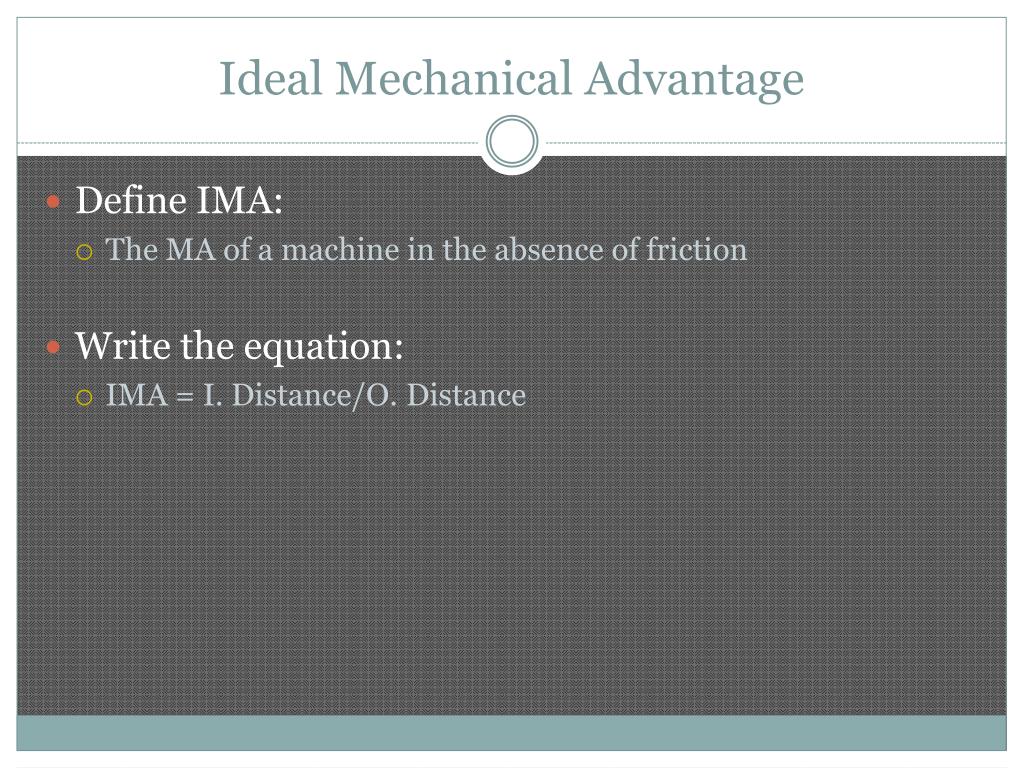 picture Define Mechanical Advantage ppt 14 1 work and power powerpoint
