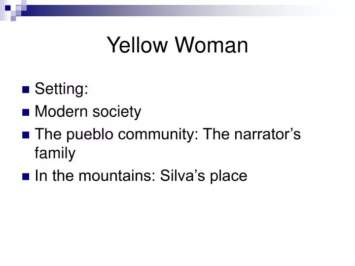 PPT Yellow Woman PowerPoint Presentation, free download ID1106404