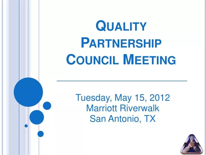 PPT - Quality Partnership Council Meeting PowerPoint Presentation, free ...
