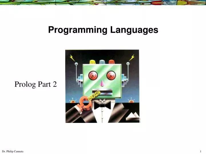 PPT - Programming Languages PowerPoint Presentation, free download - ID ...
