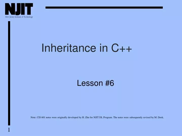 inheritance in c n.