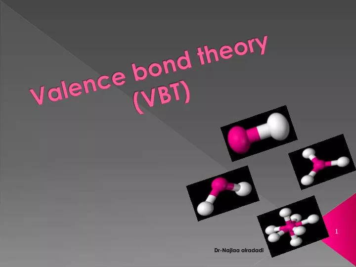 valence bond theory vbt n.