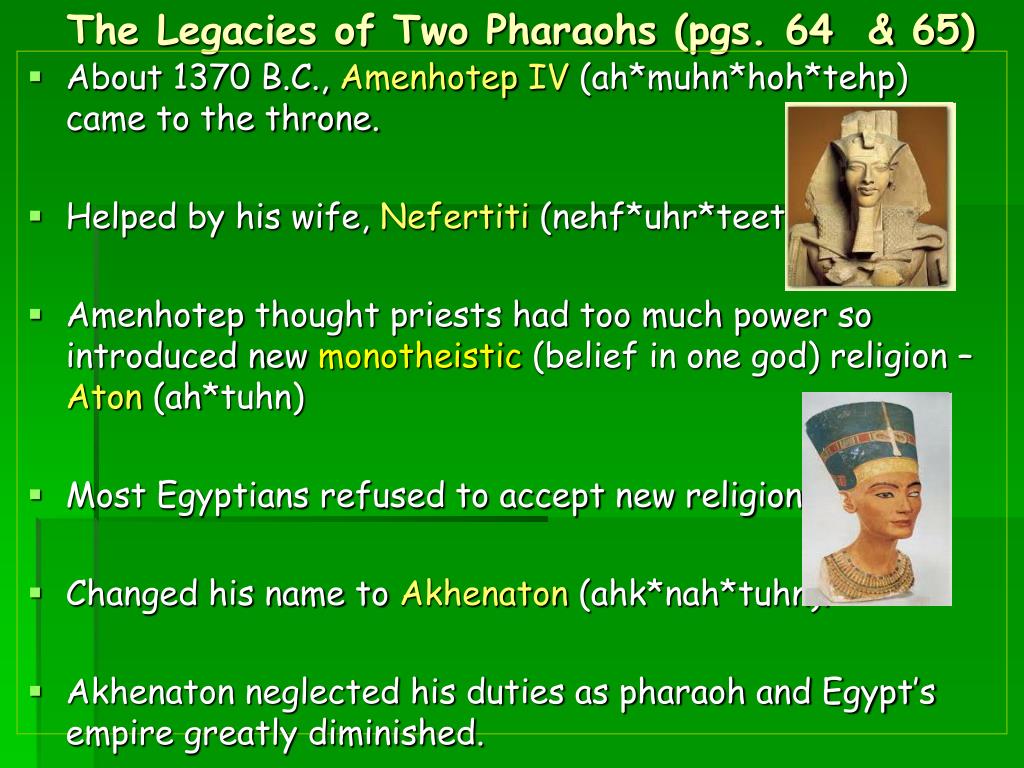 cultural legacies of egypt