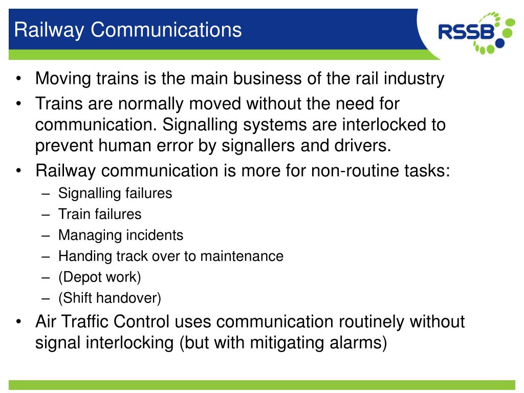 Ppt Communication Error And Railway Incidents Powerpoint Presentation Id 1111517