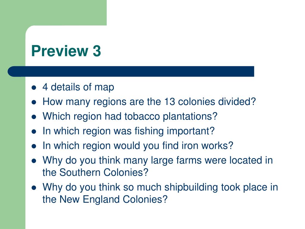 PPT - The English Colonies in America PowerPoint Presentation, free ...