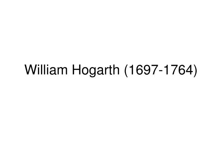 william hogarth 1697 1764 n.