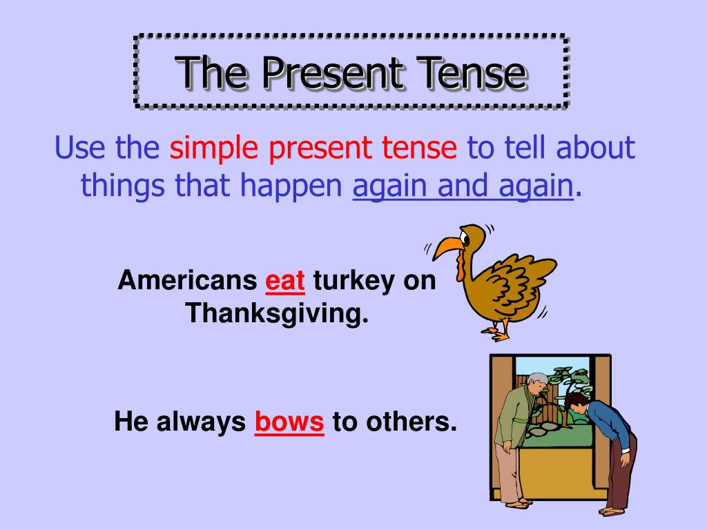 PPT - The Present Tense PowerPoint Presentation, free download - ID:1112325