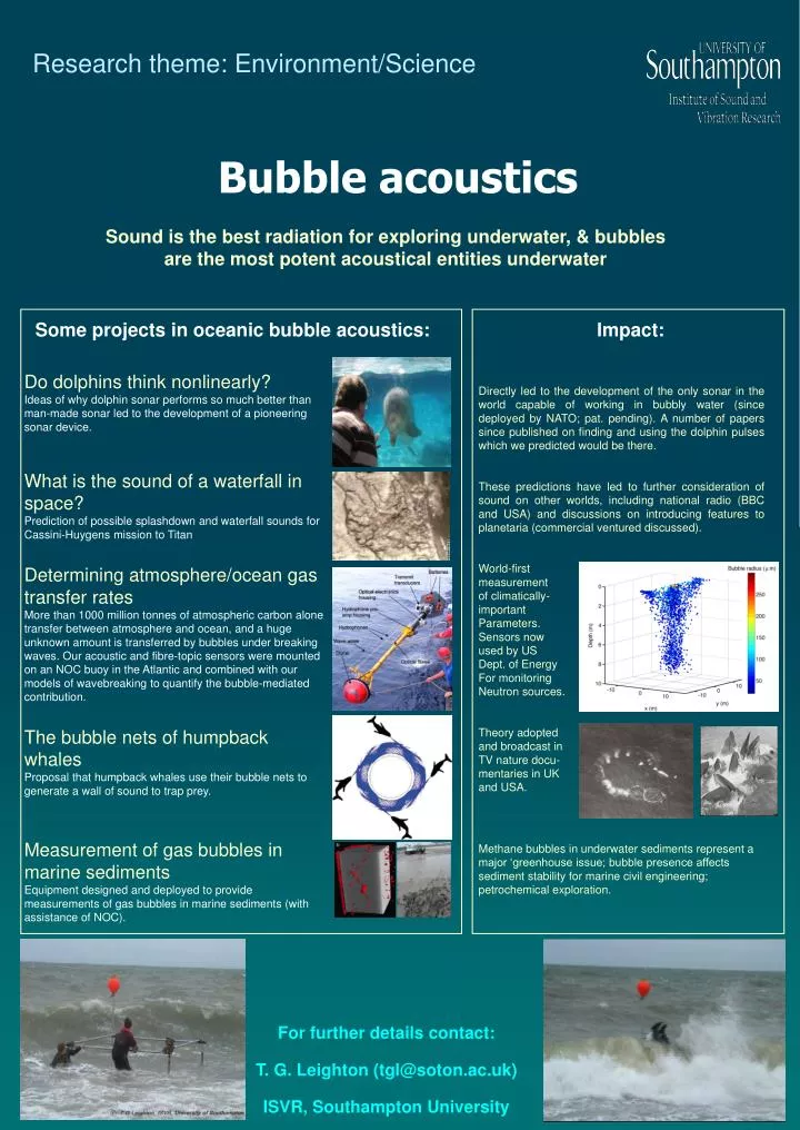 PPT Bubble acoustics PowerPoint Presentation, free download ID1112944