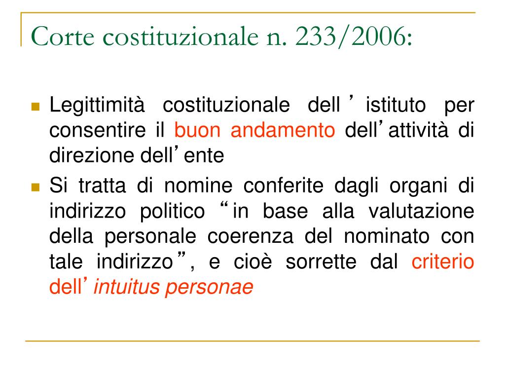 Principio Di Separazione Tra Indirizzo Politico E Gestione Amministrativa PPT - Spoil system: PowerPoint Presentation, free download - ID:1113114