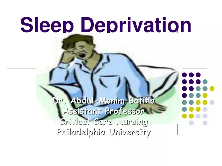 PPT - Sleep Deprivation PowerPoint Presentation, free download - ID:1113762
