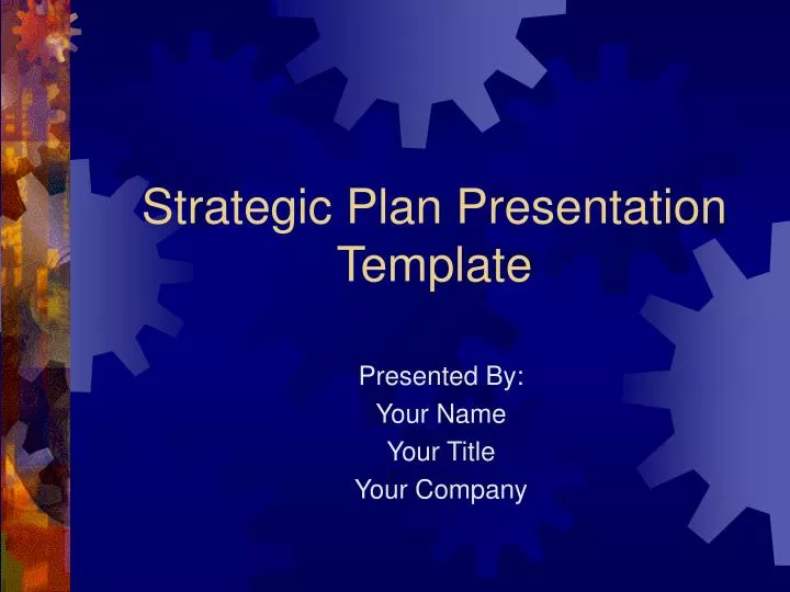 sample of a strategic plan presentation
