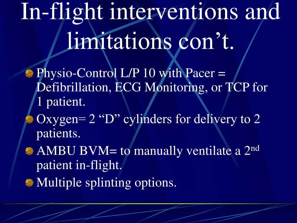 Flight Intervention Program PPT - MEDEVAC FOR MEDICAL STAFF PowerPoint Presentation, free download ...