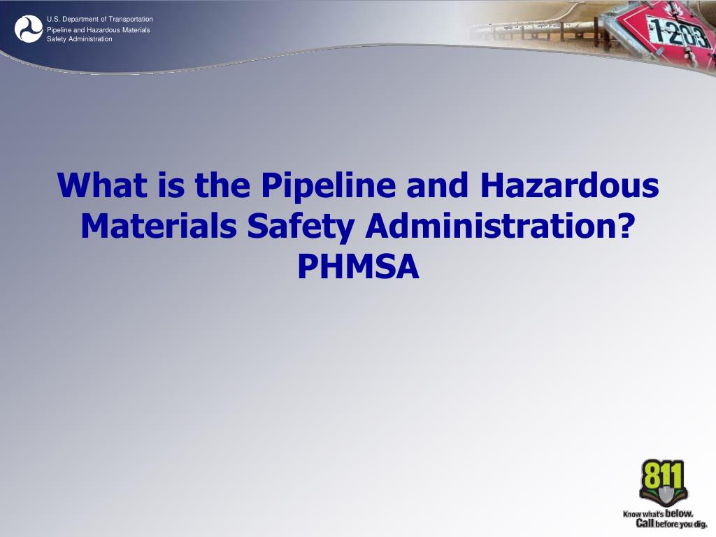 PPT - PHMSA Office Of Pipeline Safety PowerPoint Presentation, Free ...