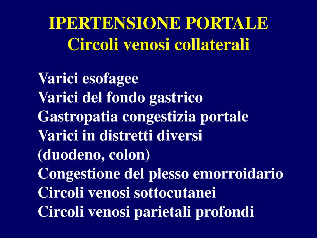 PPT - IPERTENSIONE PORTALE PowerPoint Presentation, free..