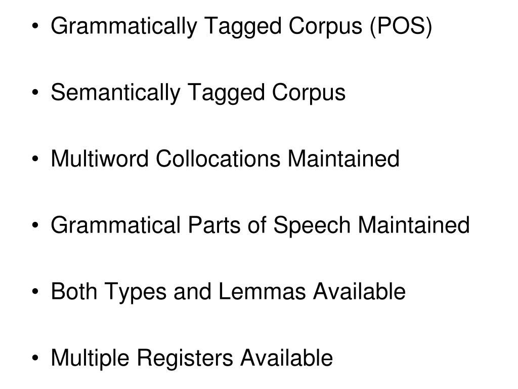 PPT - Semantic frequency and the creation of pedagogical word lists ...