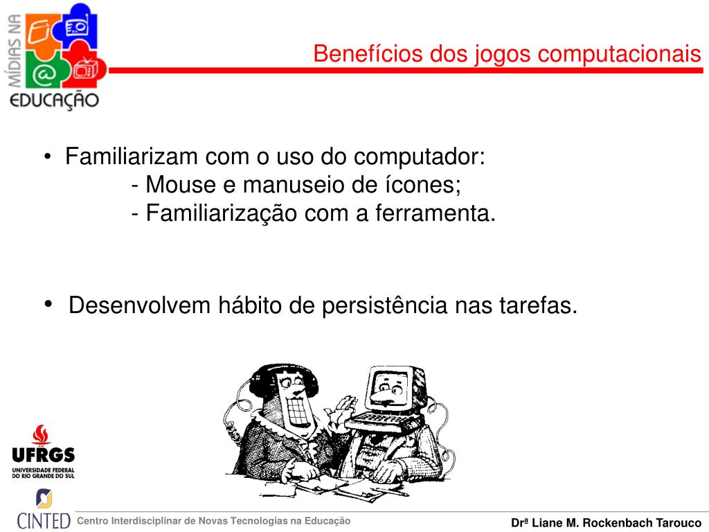 PPT - Jogos, Computador e Internet na Educação PowerPoint Presentation -  ID:1121776