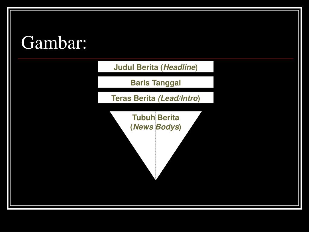 PPT - TEKNIK PENULISAN BERITA PowerPoint Presentation - ID 