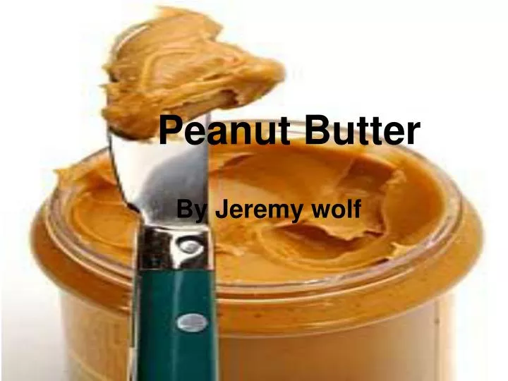 peanut butter n.