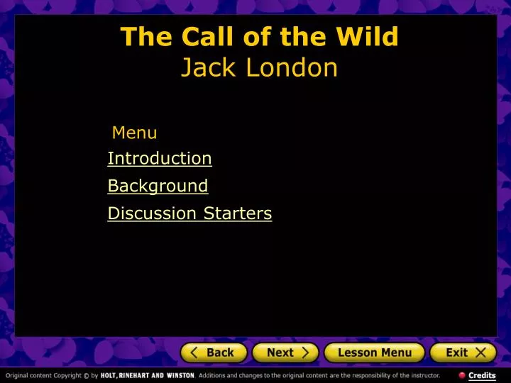 the call of the wild jack london n.