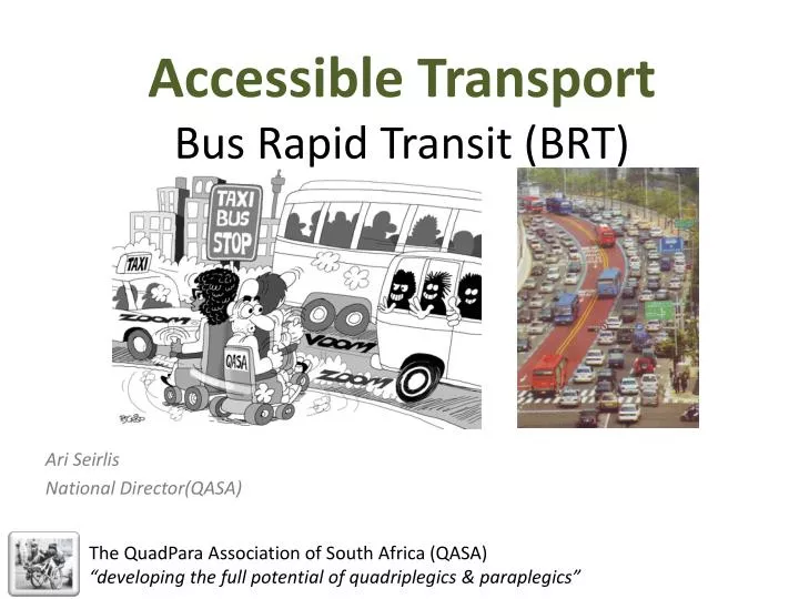 PPT Accessible Transport Bus Rapid Transit (BRT) PowerPoint