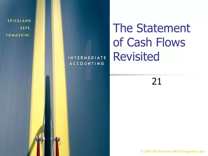 PPT The Statement Of Cash Flows Revisited PowerPoint