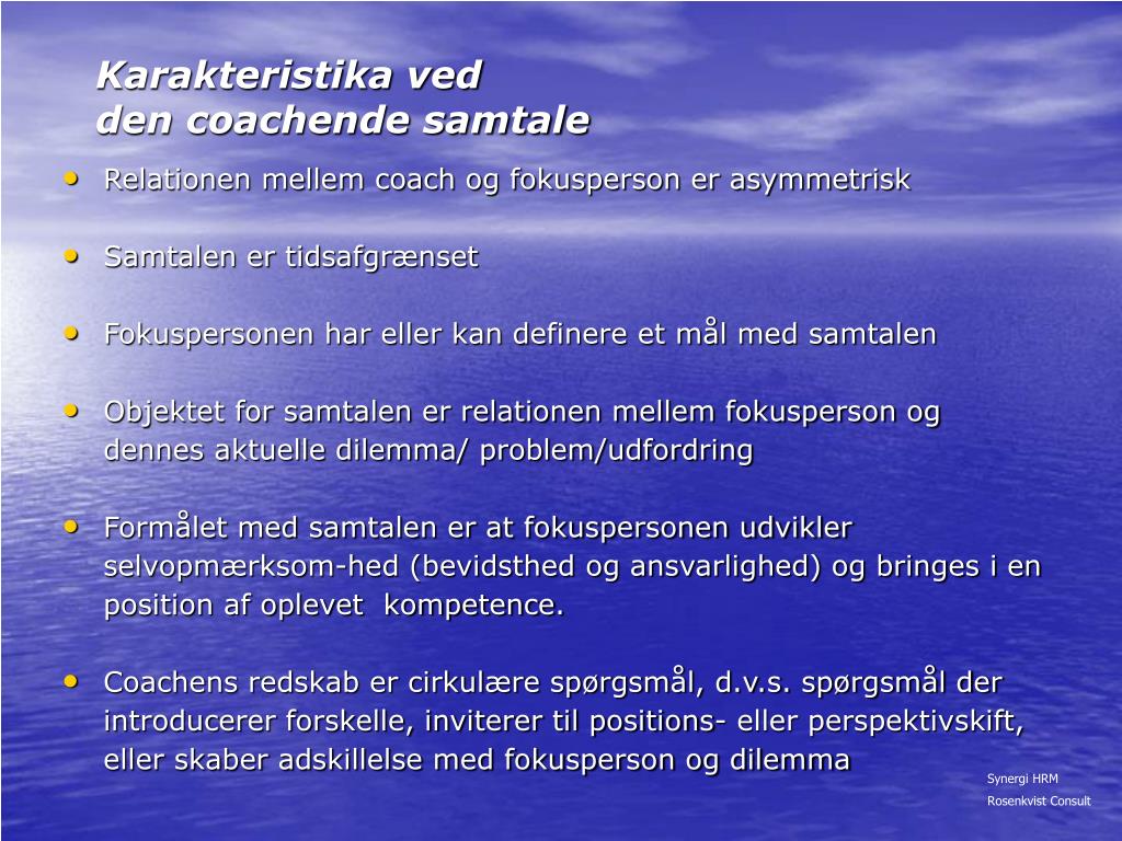 PPT - Coaching som et offensivt ledelsesredskab Bibliotekarforbundets  Lederseminar 2006 PowerPoint Presentation - ID:1124812
