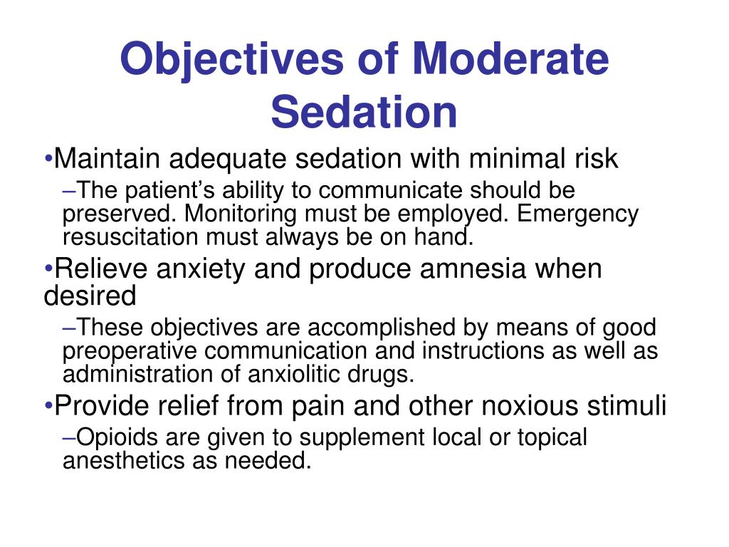 PPT Moderate Sedation InService Training Web Course Credits