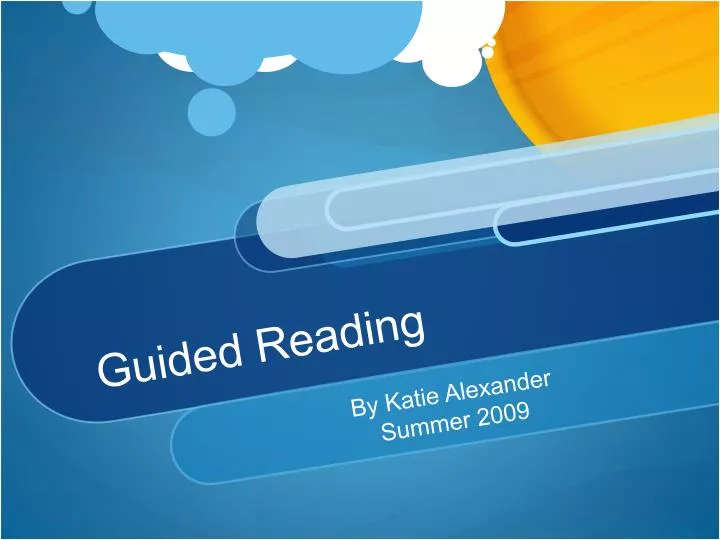 guided reading powerpoint presentation