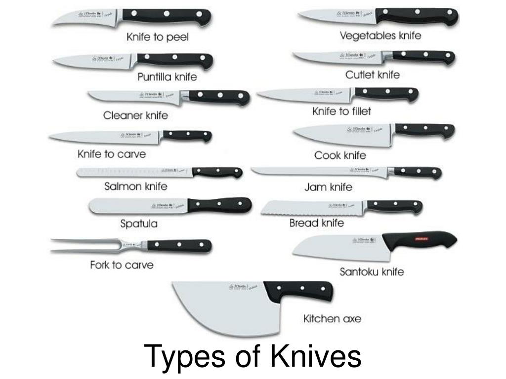 animation Hound aritmetik PPT - Types of Knives PowerPoint Presentation, free download - ID:1126645