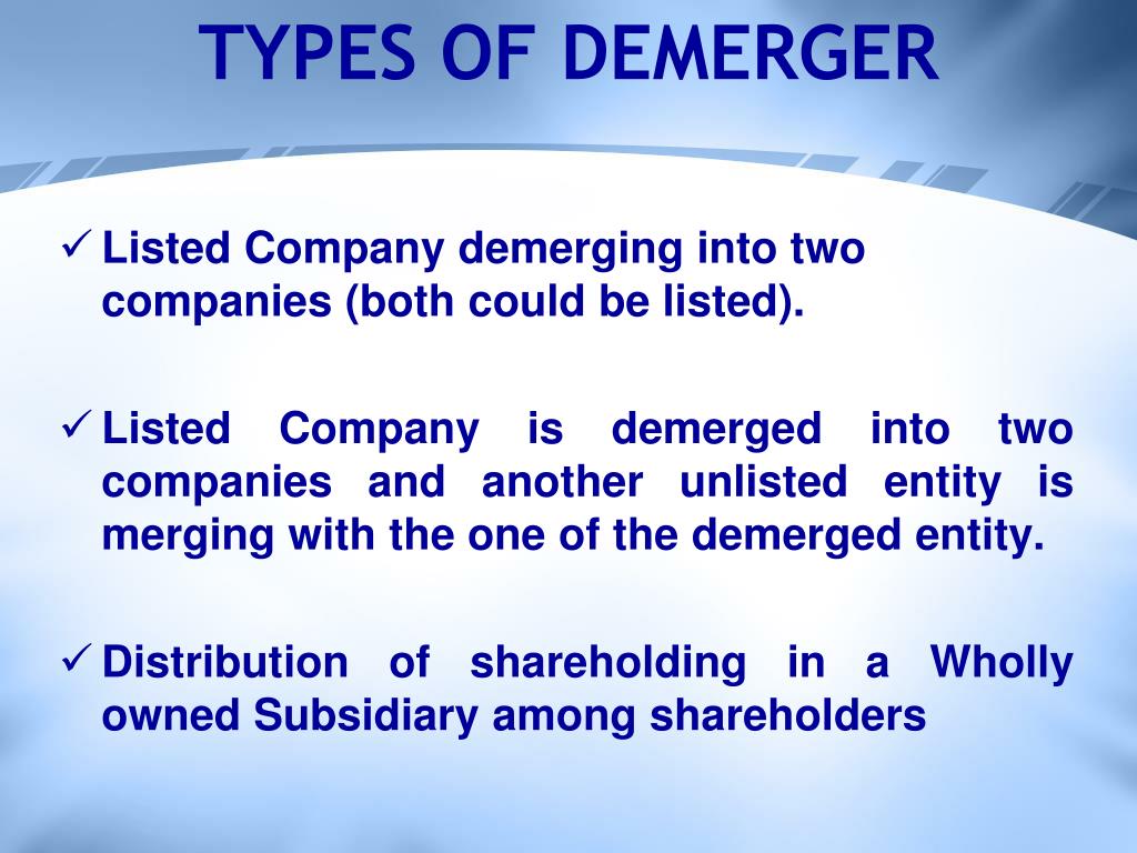 PPT - CORPORATE RESTRUCTURING Regulatory framework for Listed Companies ...