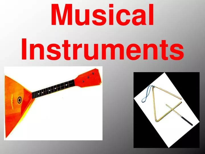 presentation on musical instruments